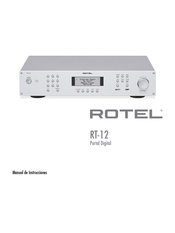 Rotel RT-12 Manual De Instrucciones