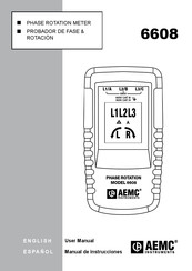 AEMC 6608 Manual De Instrucciones