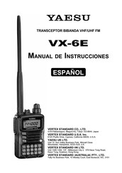 Yaesu VX-6E Manual De Instrucciones