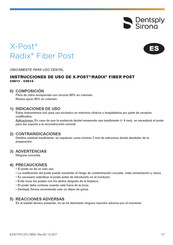 Dentsply Sirona X-Post Instrucciones De Uso