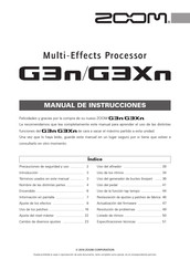 Zoom G3Xn Manuales | ManualsLib