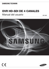 Samsung Techwin SRD-480D Manual Del Usuario