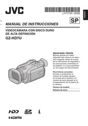 JVC GZ-HD7U Manual De Instrucciones