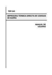 TSC TDP-245 Manual De Usuario