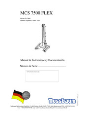 Nussbaum MCS 7500 FLEX Manual De Instrucciones