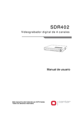 CCTV Center SDR402 Manual De Usuario