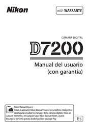 Nikon D7200 Manual Del Usuario