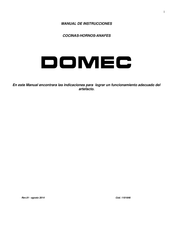 Domec CXNFV Manual De Instrucciones