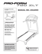 Pro-Form 780 ZLT Manual Del Usuario