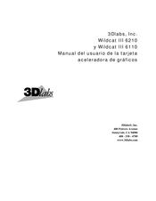 3Dlabs Wildcat III 6110 Manual Del Usuario