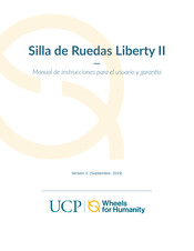 UCP Liberty II Manual De Instrucciones Para El Usuario Y Garantía