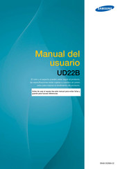 Samsung UD22B Manual Del Usuario