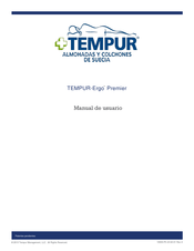 TEMPUR Ergo Premier Manual De Usuario