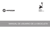 Horizon Fitness PAROS PRO Serie Manual De Usuario