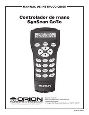 Orion SynScan GoTo Manual De Instrucciones