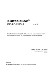 IntesisBox DK-AC-MBS-1 Manual De Usuario