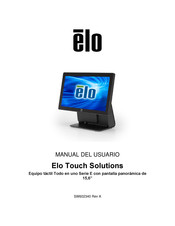 Elo Touch Solutions E Serie Manual Del Usuario