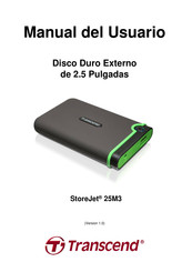 Transcend StoreJet 25M3 Manual Del Usuario