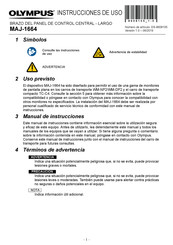 Olympus MAJ-1664 Instrucciones De Uso