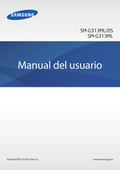 Samsung SM-G313ML/DS Manual Del Usuario