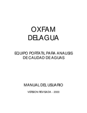 DelAgua OXFAM Manual Del Usuario