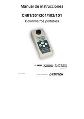 EUTECH INSTRUMENTS C102 Manual De Instrucciones