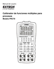 Extech Instruments PRC70 Manual Del Usuario