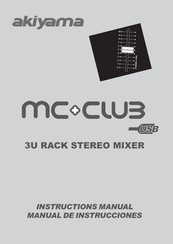 Akiyama MC+CLUB Manual De Instrucciones