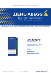 ZIEHL-ABEGG ZA dynpro Instrucciones De Uso