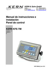 KERN KFE-TM Serie Manual De Instrucciones