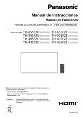 Panasonic TH-65SF2E Manual De Instrucciones