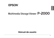 Epson P-2000 Manual De Usuario