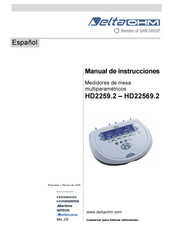 Delta OHM HD2259.2 Manual De Instrucciones