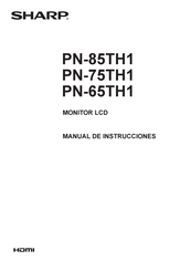 Sharp PN-75TH1 Manual De Instrucciones