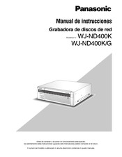 Panasonic WJ-ND400K/G Manual De Instrucciones