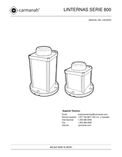 Carmanah 800 Serie Manual Del Usuario