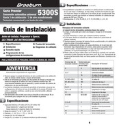 Braeburn 5300S Manual Del Usuario