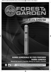 Forest & Garden BSP 8115 220V/50 Manual Del Usuario