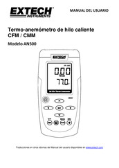 Extech Instruments AN500 Manual Del Usuario