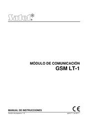 Satel GSM LT-1 Manual De Instrucciones