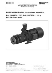 Brinkmann SBG1103 Manual De Instrucciones