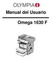 Olympia Omega 1630 F Manual Del Usuario