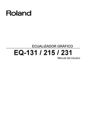 Roland EQ-231 Manual Del Usuario