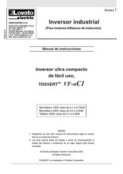 LOVATO ELECTRIC TOSVERT VF-n C1 Manual De Instrucciones