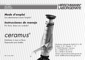 Hirschmann Laborgeräte ceramus Instrucciones De Manejo