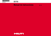 Hilti DX 750 Manual De Instrucciones