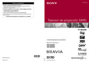 Sony Bravia KDS-60A3000 Manual De Instrucciones