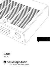 Cambridge Audio AZUR 351R Manual Del Usuario