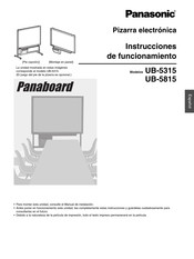 Panasonic UB-5315 Instrucciones De Funcionamiento