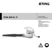 Stihl BGE 61 Manual De Instrucciones
